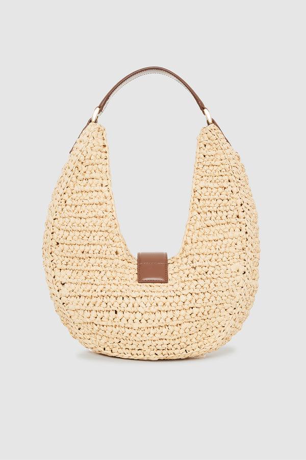 Anissa Kermiche Lou Bag Monogram - Natural With Cognac