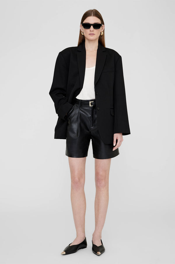 Anissa Kermiche Nina Flats With Metal Toe Cap - Black