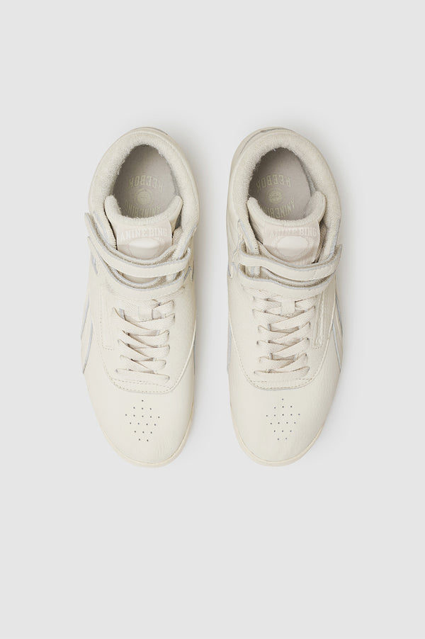 Anissa Kermiche Reebok X ANINE BING Freestyle Hi Shoes - Bone White
