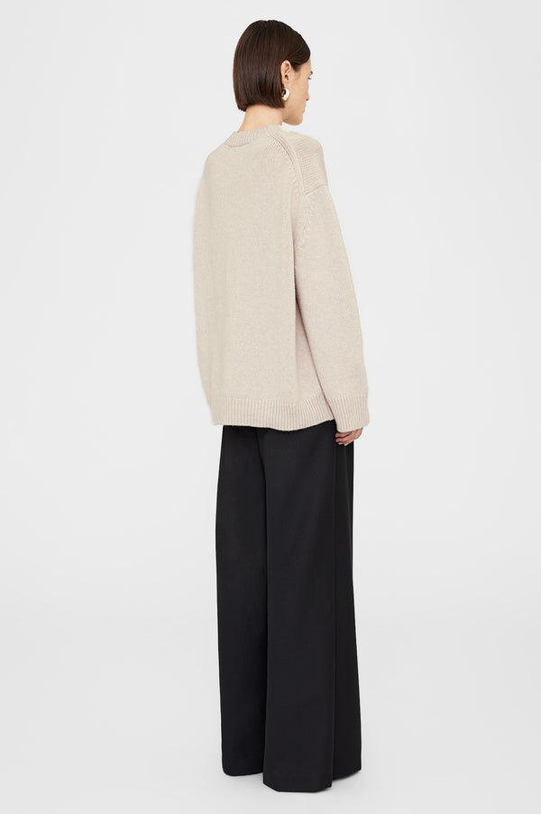 Anissa Kermiche Rosie Sweater In Oatmeal | ANINE BING