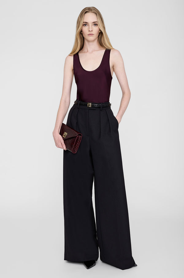 Anissa Kermiche Small Elly Clutch - Burgundy Embossed