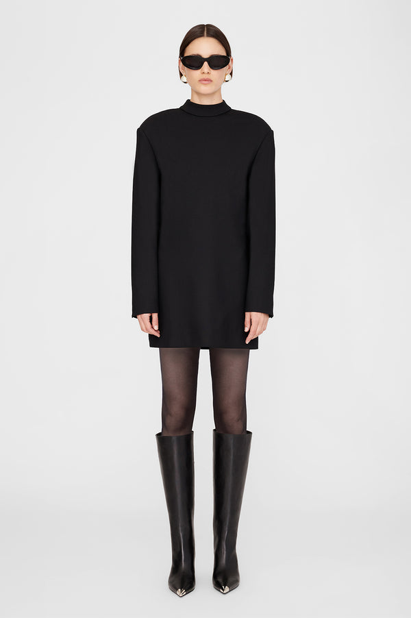 Anissa Kermiche Tall Nina Boots With Metal Toe Cap - Black