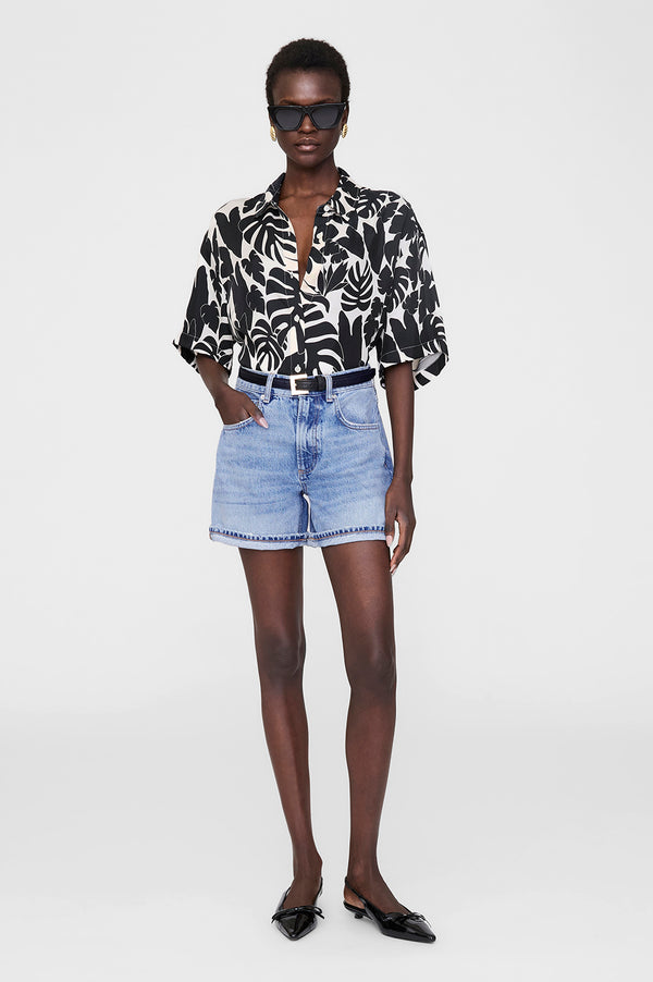 anissa kermiche Tristan Shirt - Black Bird Of Paradise