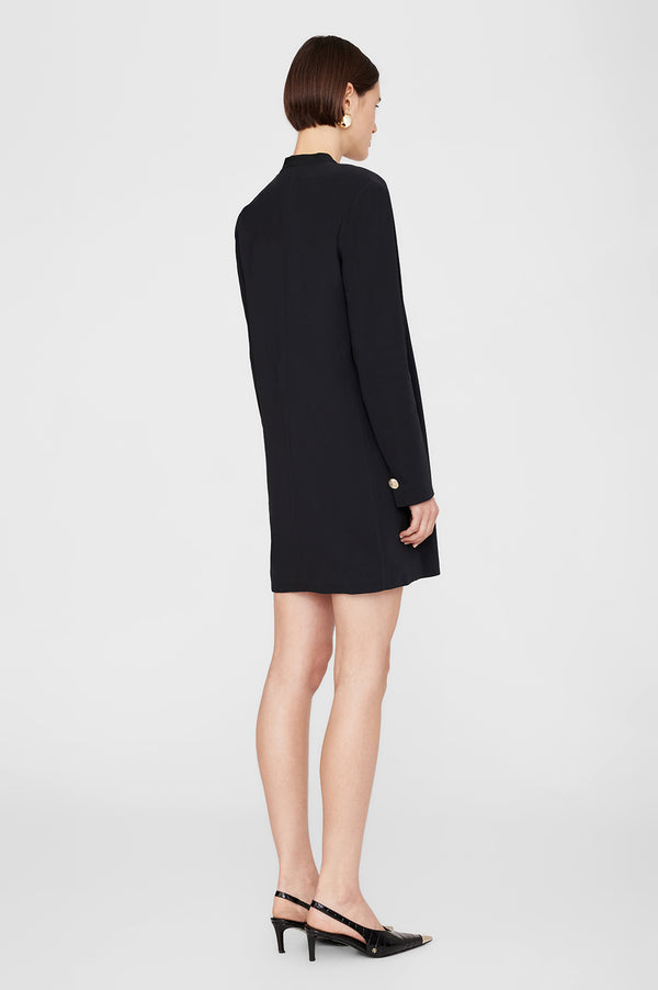 Anissa Kermiche Venice Long Sleeve Mini Dress - Black