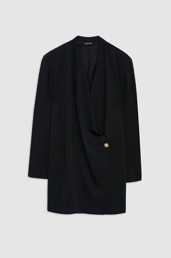 Anissa Kermiche Venice Long Sleeve Mini Dress - Black