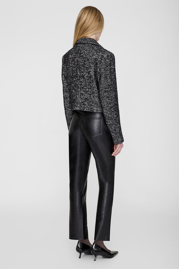 Anissa Kermiche Vienna Blazer - Black And White Tweed