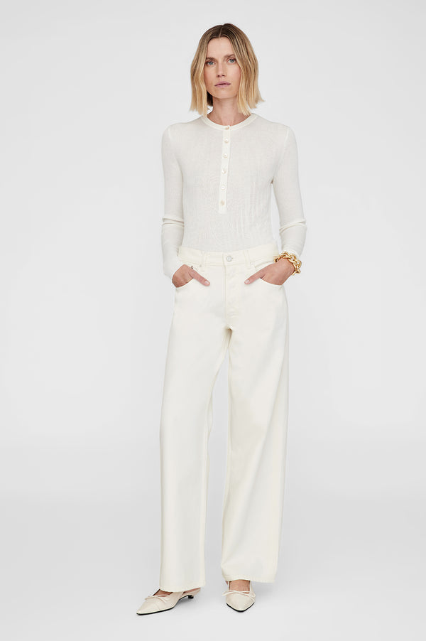 Anissa Kermiche Zoey Slingback Heels - Bone Crinkled Patent