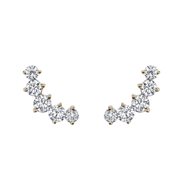 Anita Ko ARC DIAMOND STUDS