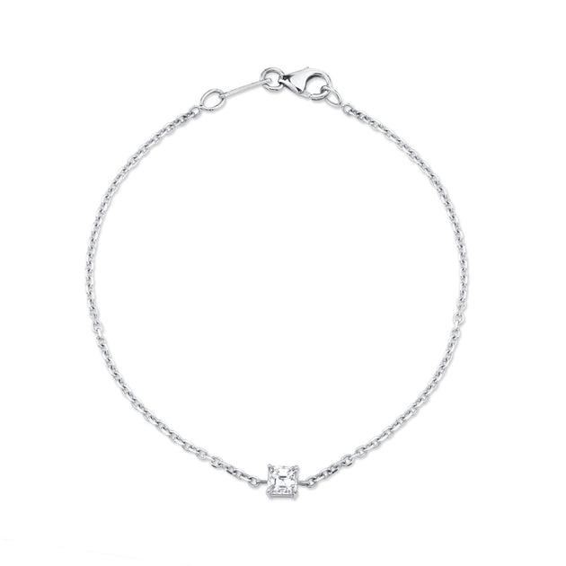 Anita Ko ASSCHER CHAIN BRACELET