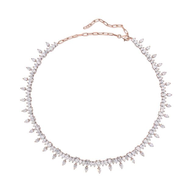 Anita Ko ATLAS PEAR DIAMOND CHOKER