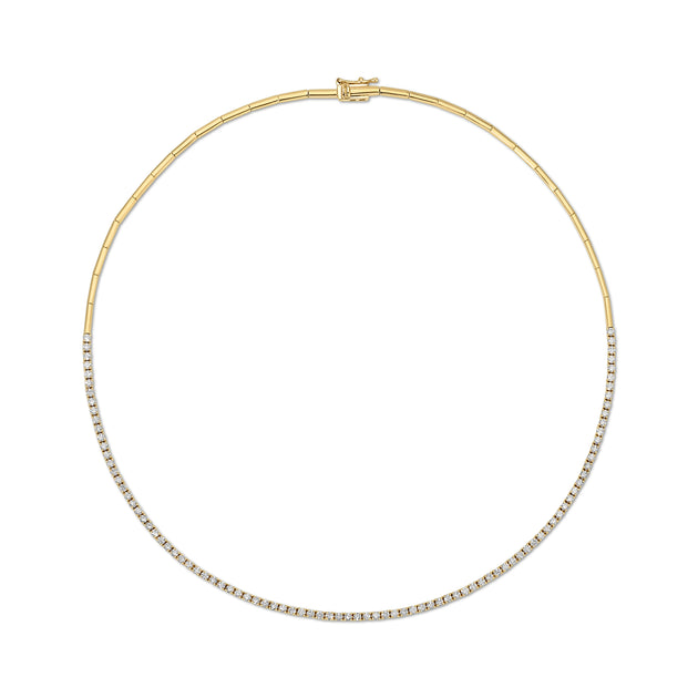anita ko AUDREY DIAMOND BAR LINK CHOKER