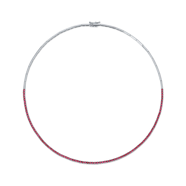 Anita Ko AUDREY RUBY BAR LINK CHOKER