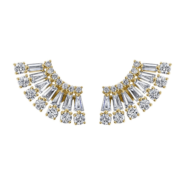 Anita Ko AVA FLOATING DIAMOND STUDS