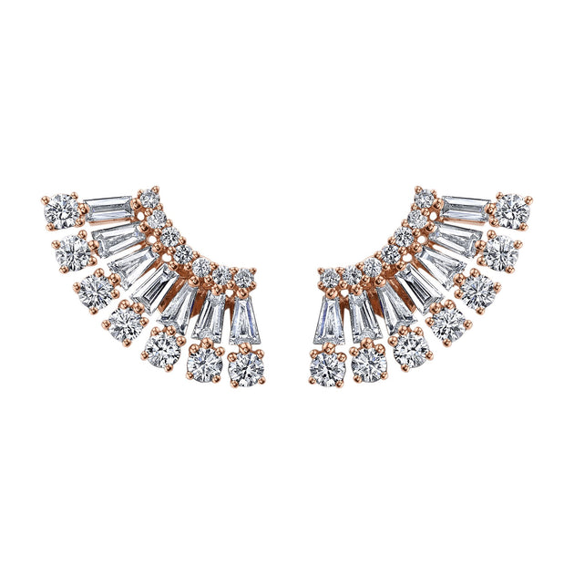 Anita Ko AVA FLOATING DIAMOND STUDS