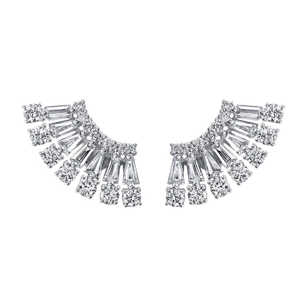 anita ko AVA FLOATING DIAMOND STUDS