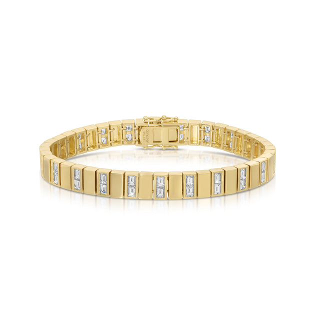 anita ko AVERY BAGUETTE DIAMOND BRACELET