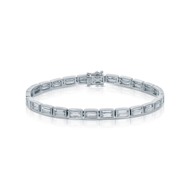 Anita Ko BAGUETTE DIAMOND BUNNY BRACELET