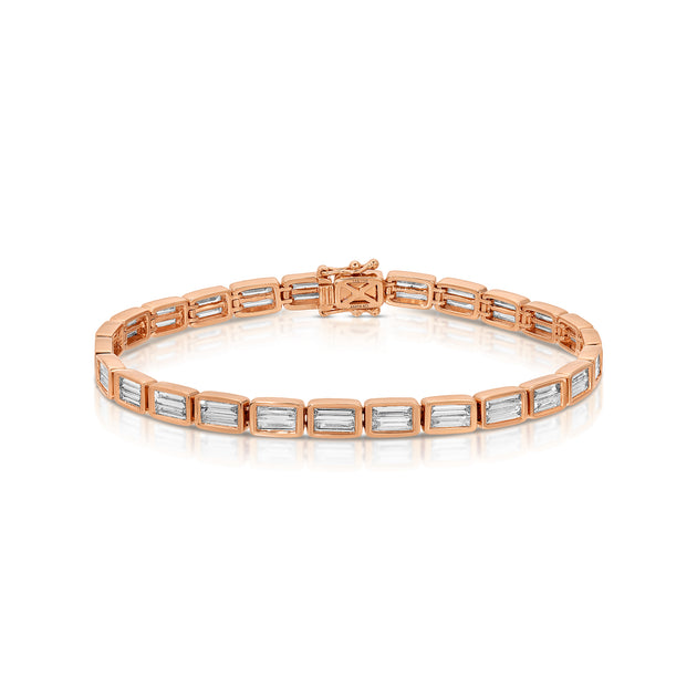 Anita Ko BAGUETTE DIAMOND BUNNY BRACELET