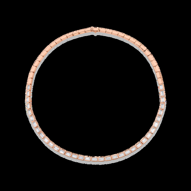 Anita Ko BAGUETTE DIAMOND BUNNY NECKLACE