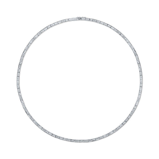 anita ko BAGUETTE DIAMOND CHOKER