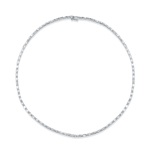 anita ko BAGUETTE DIAMOND CHOKER