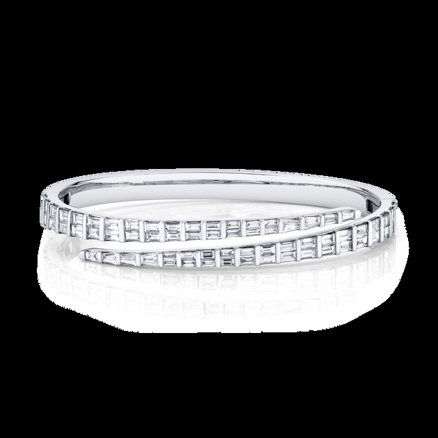 Anita Ko BAGUETTE DIAMOND COIL BRACELET