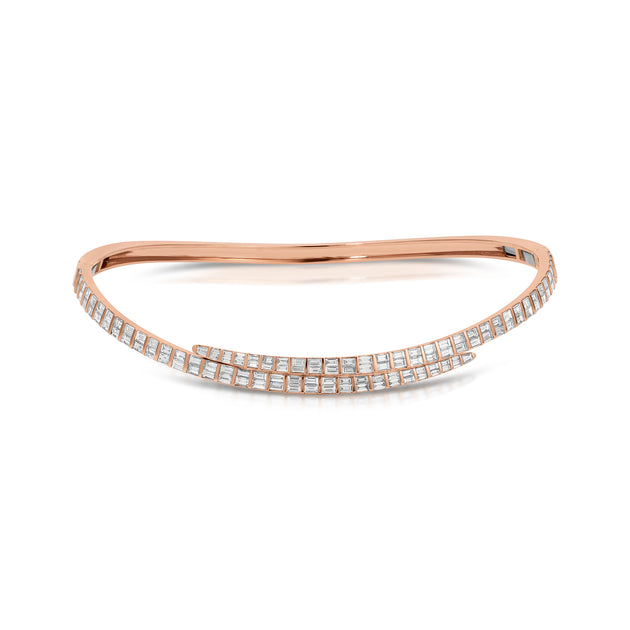 Anita Ko BAGUETTE DIAMOND COIL CHOKER