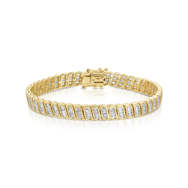 Anita Ko BAGUETTE DIAMOND ZOE BRACELET