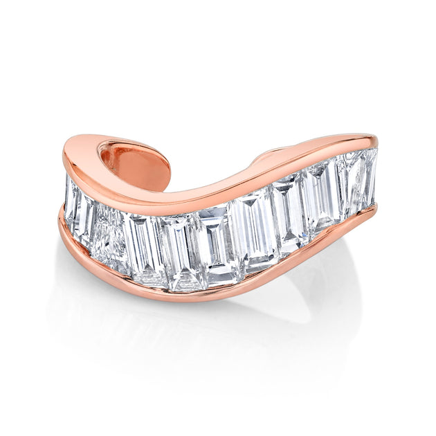 Anita Ko BAGUETTE WAVE EAR CUFF