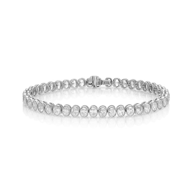 Anita Ko BEZEL OVAL DIAMOND BRACELET