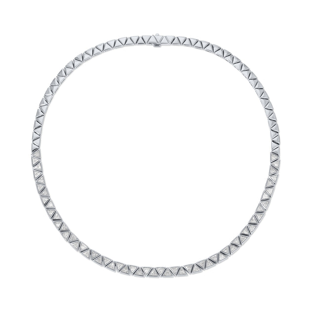 Anita Ko BEZELED TRILLION DIAMOND CHOKER