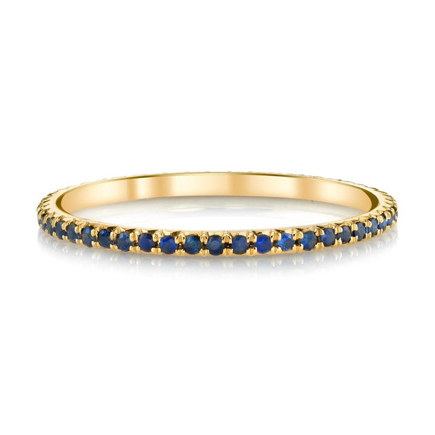 anita ko BLUE SAPPHIRE ETERNITY BAND