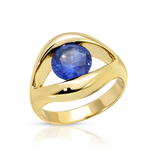Anita Ko BLUE SAPPHIRE EYE RING