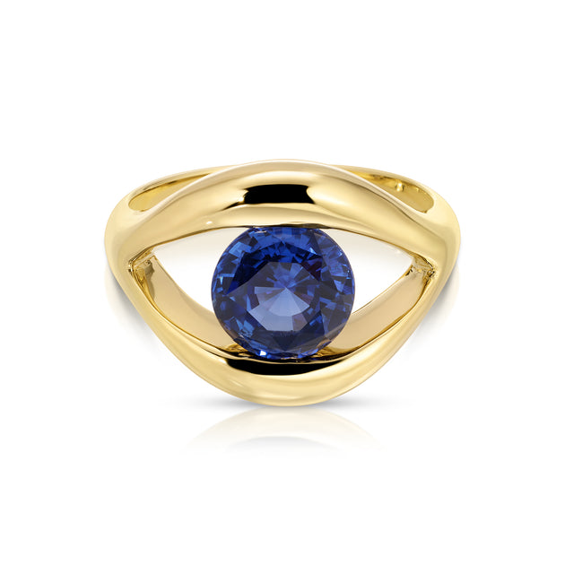 anita ko BLUE SAPPHIRE EYE RING