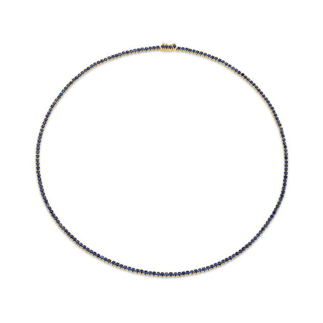 anita ko BLUE SAPPHIRE HEPBURN CHOKER 16