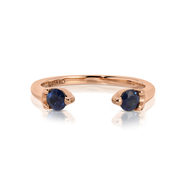 Anita Ko BLUE SAPPHIRE ORBIT RING