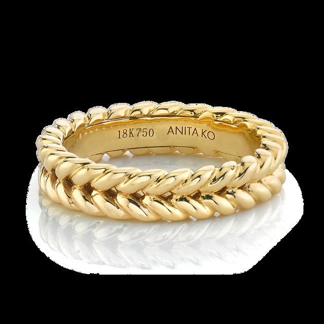anita ko BRAIDED RING