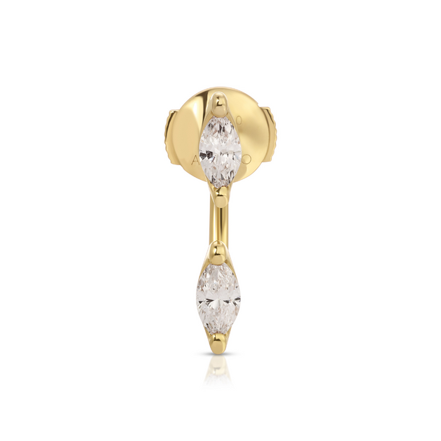 Anita Ko CLASSIC MARQUISE DIAMOND ORBIT EARRING