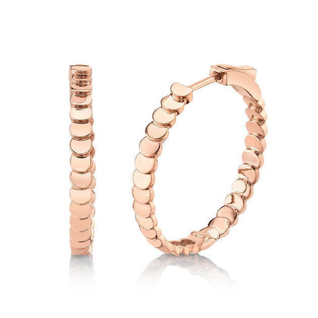 Anita Ko CLASSIC MEDIUM LUNA HOOPS