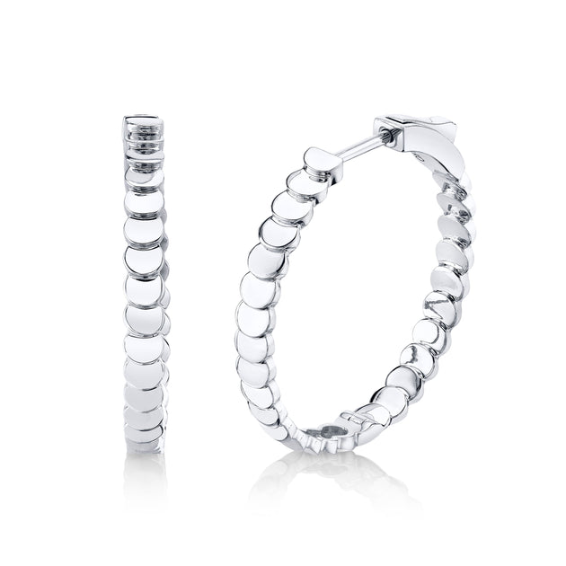 Anita Ko CLASSIC MEDIUM LUNA HOOPS