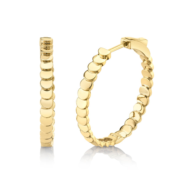 anita ko CLASSIC MEDIUM LUNA HOOPS