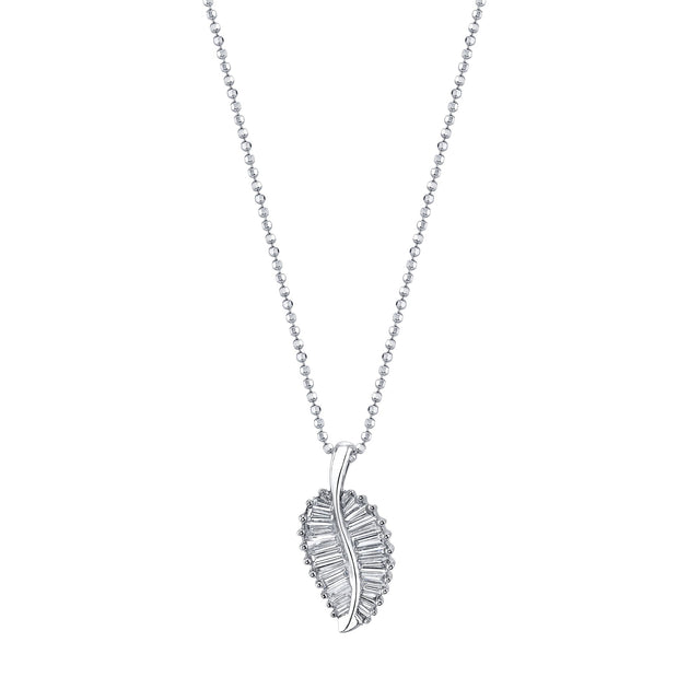 Anita Ko CLASSIC PALM LEAF DIAMOND NECKLACE