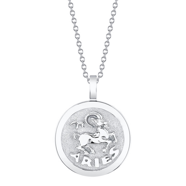 Anita Ko CLASSIC ZODIAC COIN PENDANT