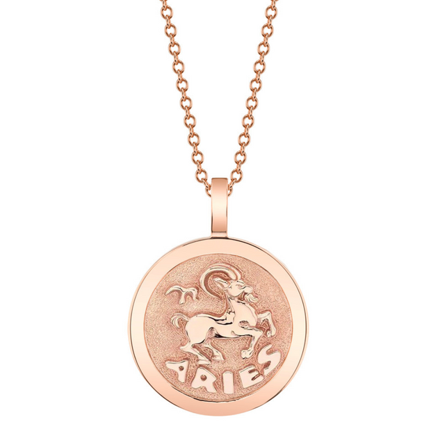 Anita Ko CLASSIC ZODIAC COIN PENDANT