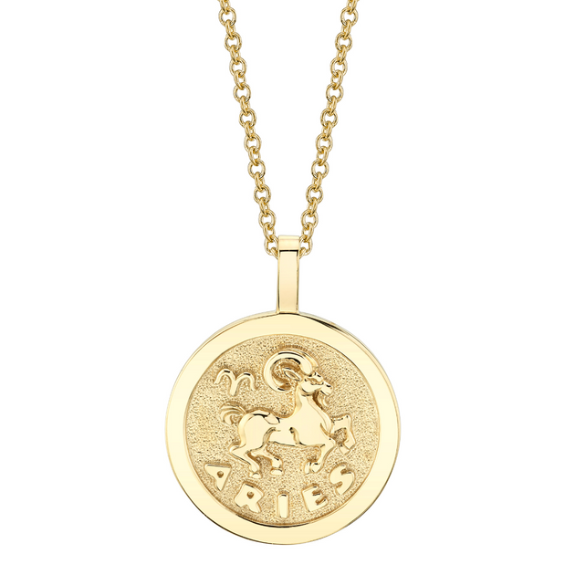 anita ko CLASSIC ZODIAC COIN PENDANT