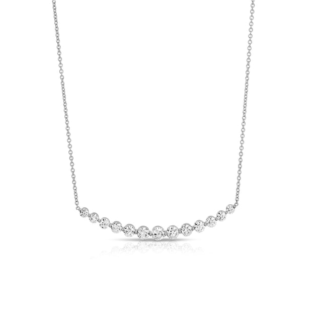 Anita Ko COSMIC CRESCENT DIAMOND NECKLACE