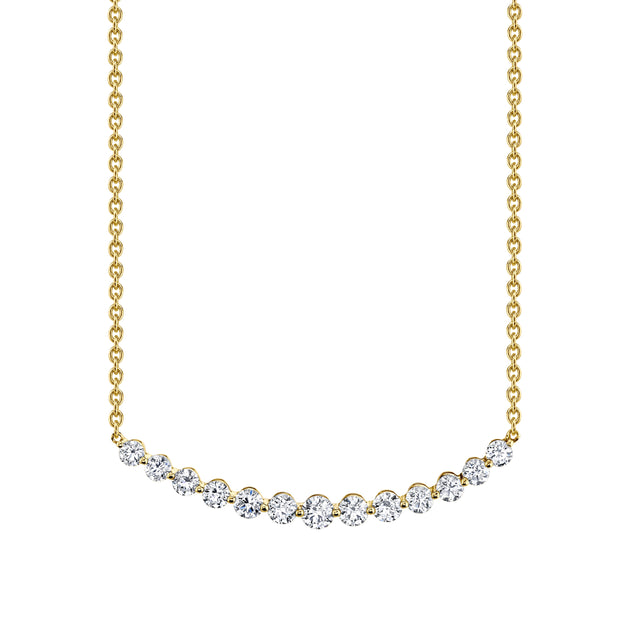 anita ko CRESCENT DIAMOND NECKLACE