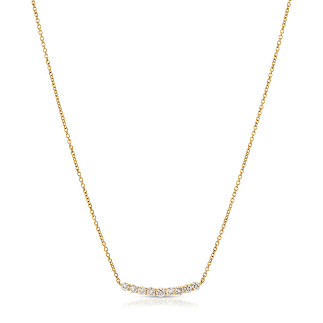 anita ko DELILAH CRESCENT DIAMOND NECKLACE