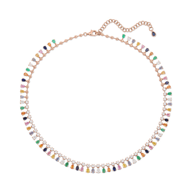 anita ko DIAMOND AND FINE GEMSTONE SHAKER CHOKER