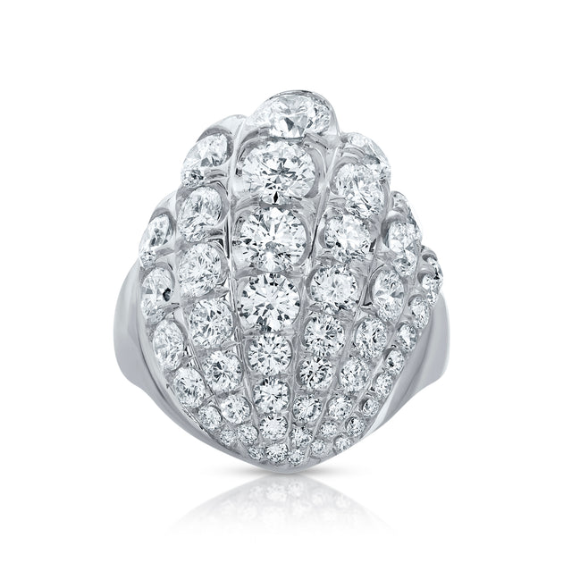 Anita Ko DIAMOND AURORA SHELL RING
